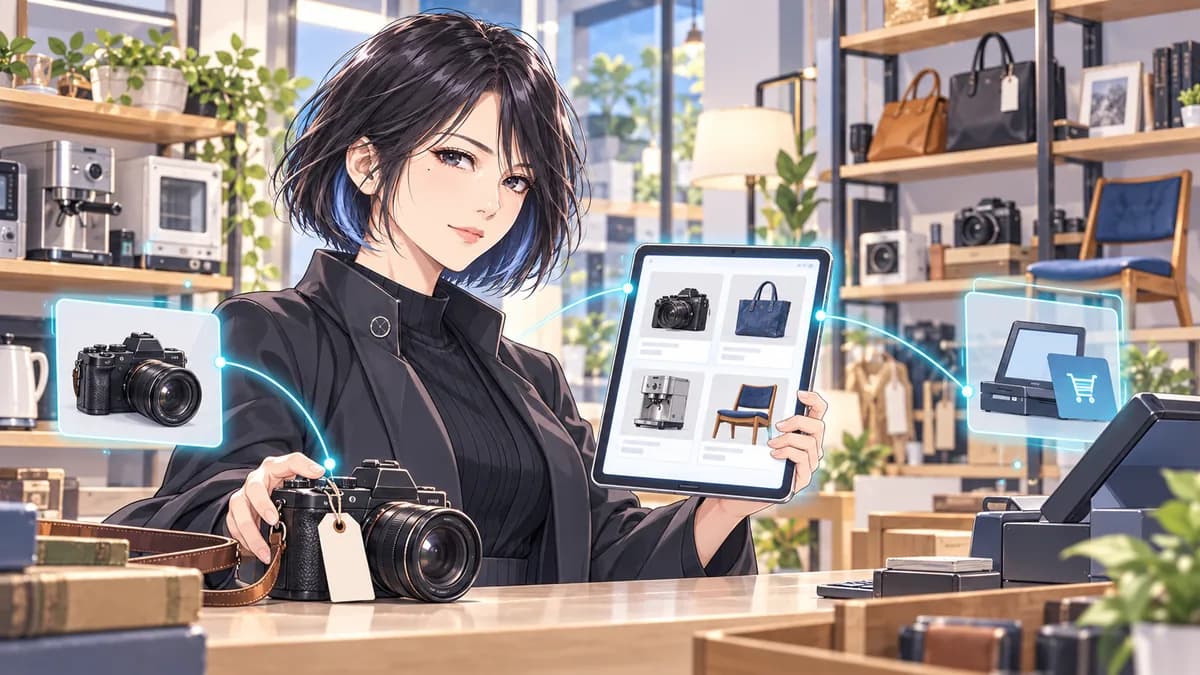 リサイクルショップの業務診断｜買取査定・在庫・値付け・販売・精算をつなぐ