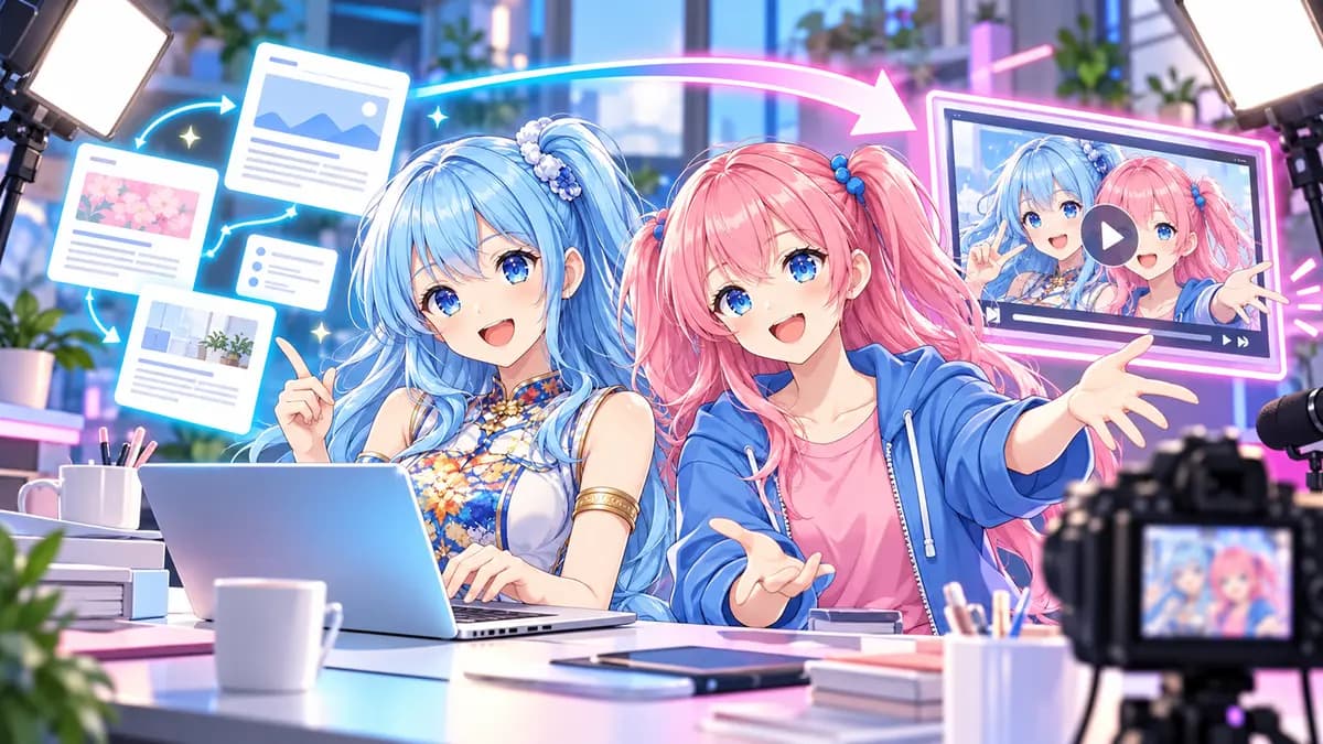 企業ブログを動画へ展開する方法｜バーチャライターで記事と出演をつなぐ