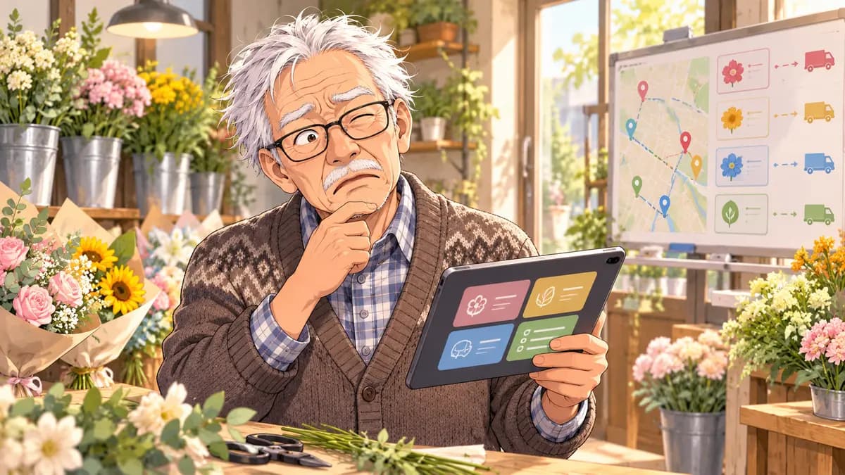 花店・フラワーショップの業務診断｜受注・仕入・制作・配送をつなぐ