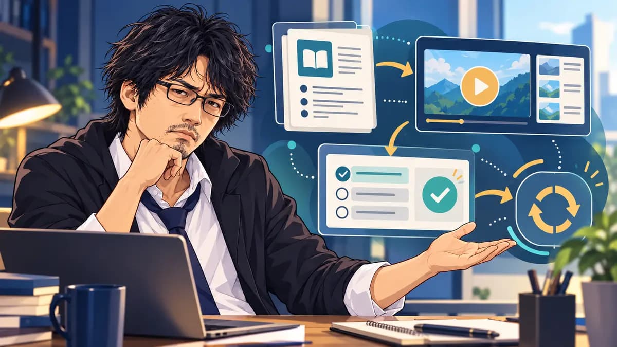 新人オンボーディング教材をキャラクター化｜バーチャライターで更新しやすい研修を作る