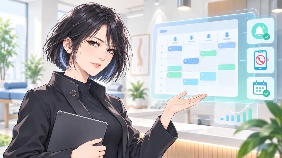 整体院・治療院向け予約システム導入ガイド｜無断キャンセルと予約管理の負担を減らす方法
