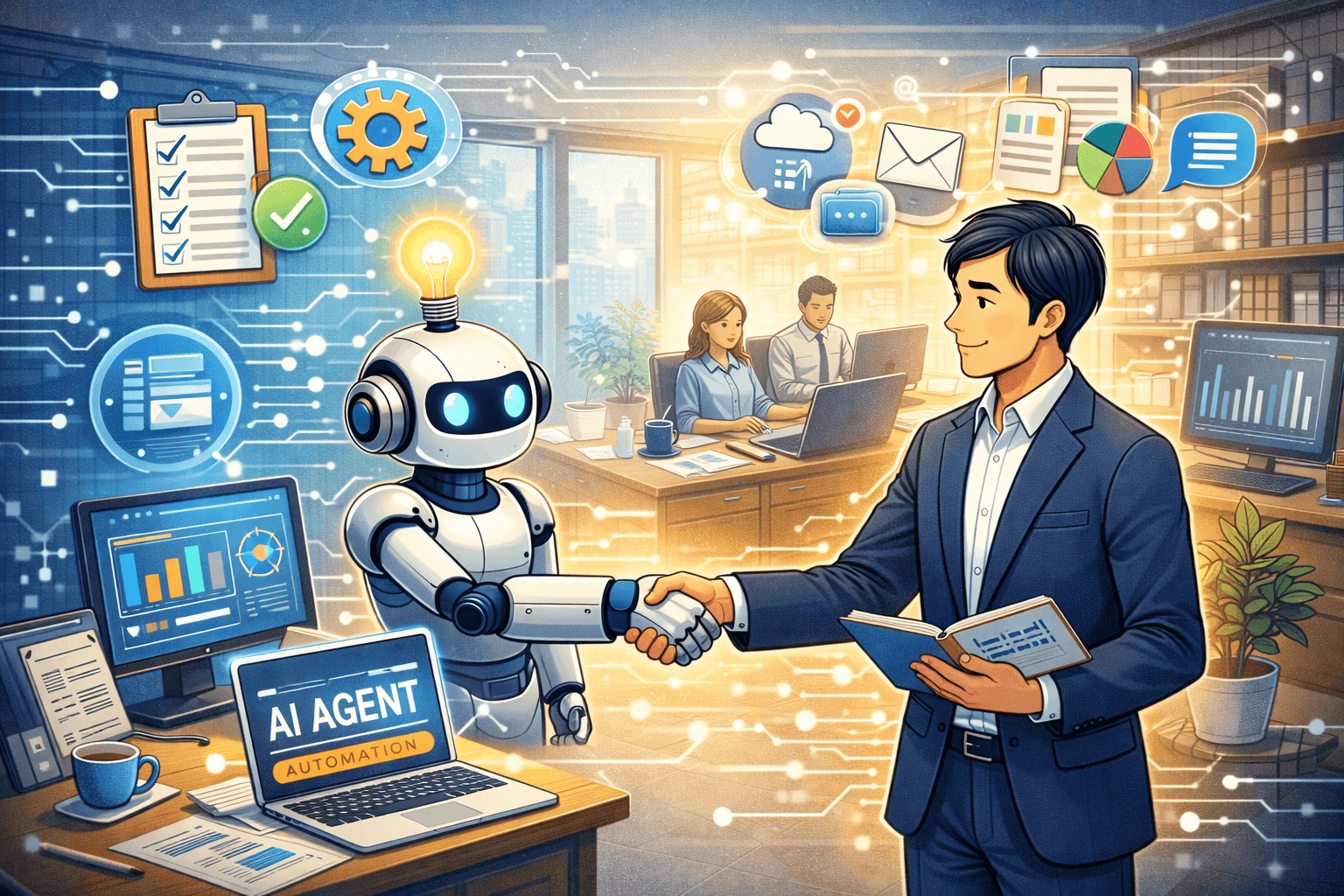 AIエージェント導入事例｜業務効率化と生産性向上を実現