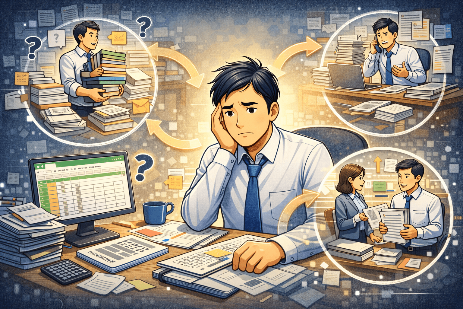 DXが進まない会社の共通点｜Excel・紙運用・属人化から抜ける手順