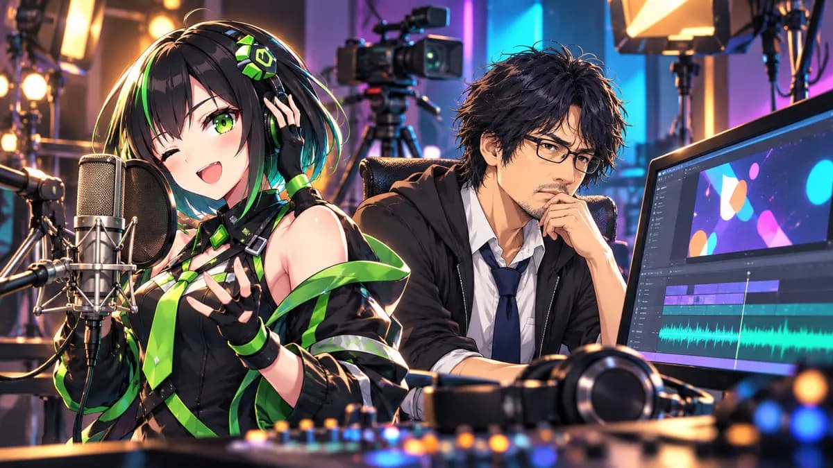 サービス紹介動画にオリジナル曲を使う方法｜バーチャライター活用