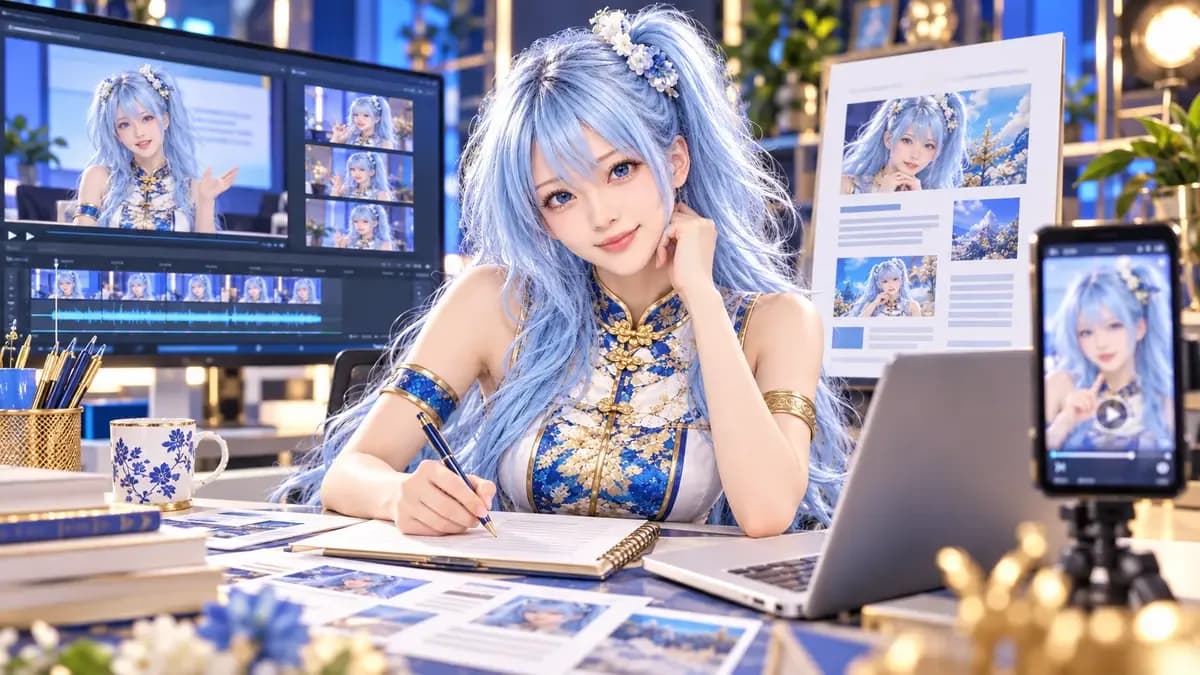 オンラインセミナーをバーチャライターの記事と短尺動画に再編集する方法